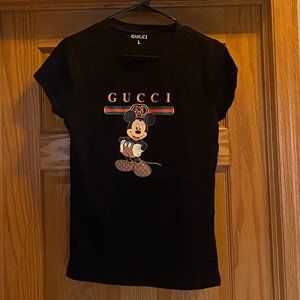 Gucci Womens Mickey Mouse T-Shirt